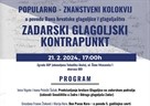 Znanstveno-popularni kolokvij u povodu Dana hrvatske glagoljice i glagoljaštva Zadarski glagoljski kontrapunkt